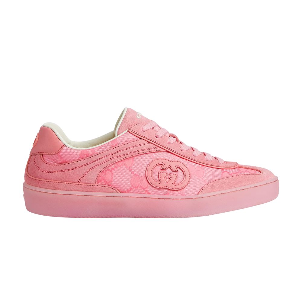 Pre-owned Gucci Wmns G74 'interlocking G - Pink Suede' | Women's Size 9