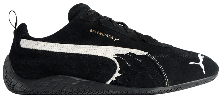 Buy Balenciaga x Speedcat Suede 'Black White' - 847146 WSDSD 1090