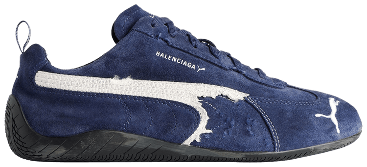 Balenciaga x Speedcat Suede Navy White