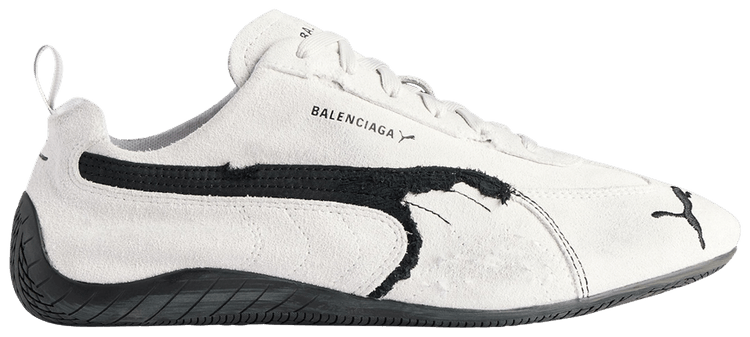 Balenciaga x Speedcat Suede White Black