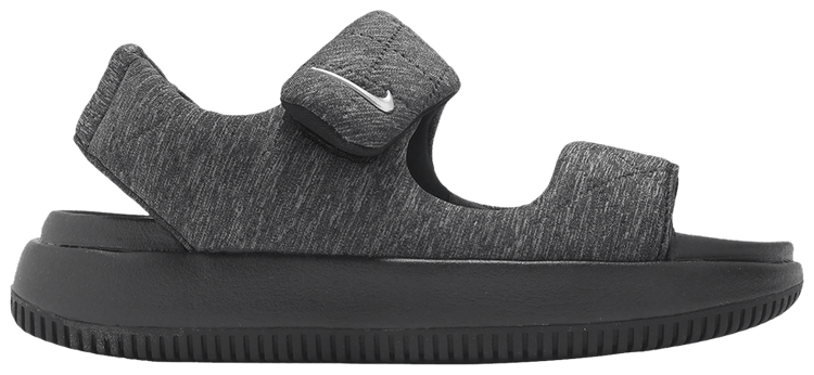 Nike Wmns Calm Sandal SE Black Metallic Silver