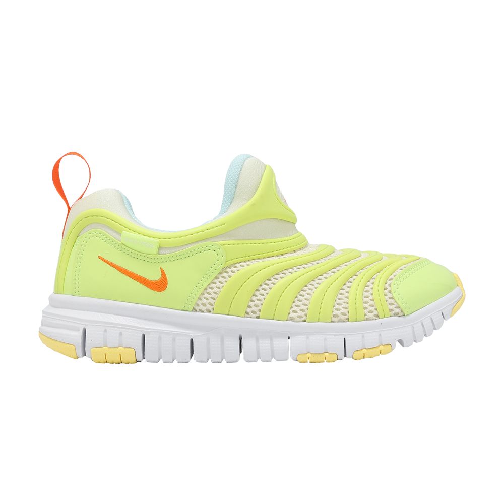 Pre-owned Nike Dynamo Free Br Ps 'coconut Milk Safety Orange' | Green | Kid's Size 1