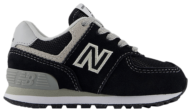 New Balance 574 Toddler Black White