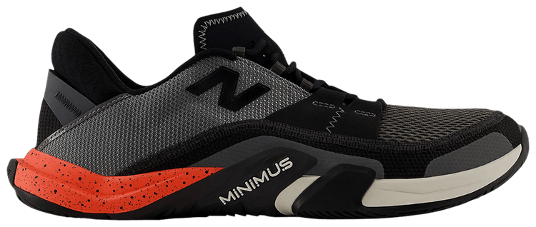 New Balance Minimus TR v2 Black Grey Urgent Red