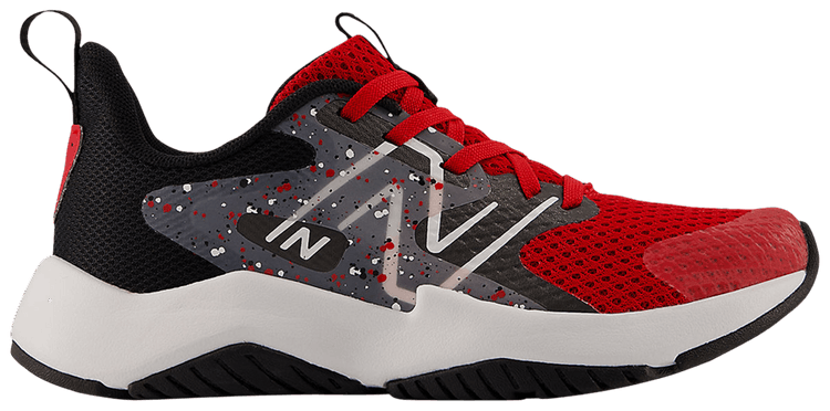 New Balance Rave Run v2 Little Kid Team Red Black Cement