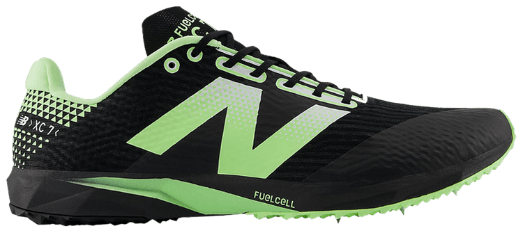 New Balance FuelCell XC7 v5 Black Mint Flash