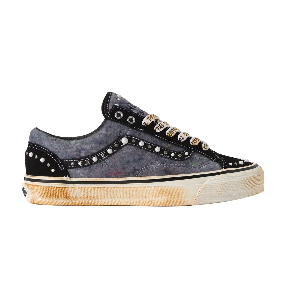 Pre-owned Vans Satoshi Nakamoto X Old Skool Reissue 36 'speckled Moving Blanket Grey' | Men's Size 10.5 In Gray