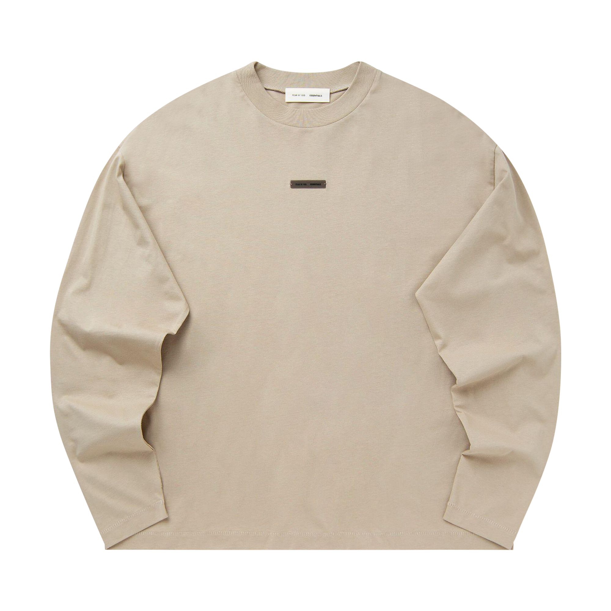 Pre-owned Essentials Fear Of God  Classic Fit T-shirt 'timber' | Tan | Men's Size M