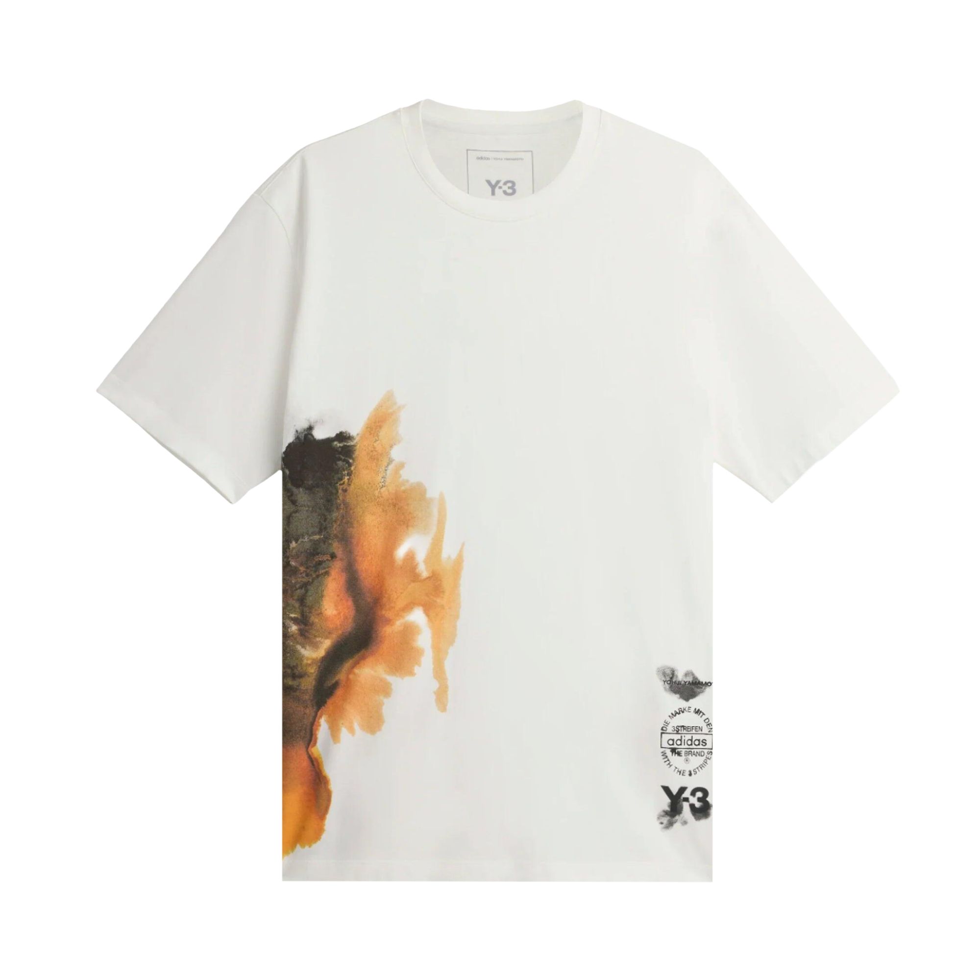 Pre-owned Y-3 Gfx Short-sleeve Tee 'white' | Men's Size Xs