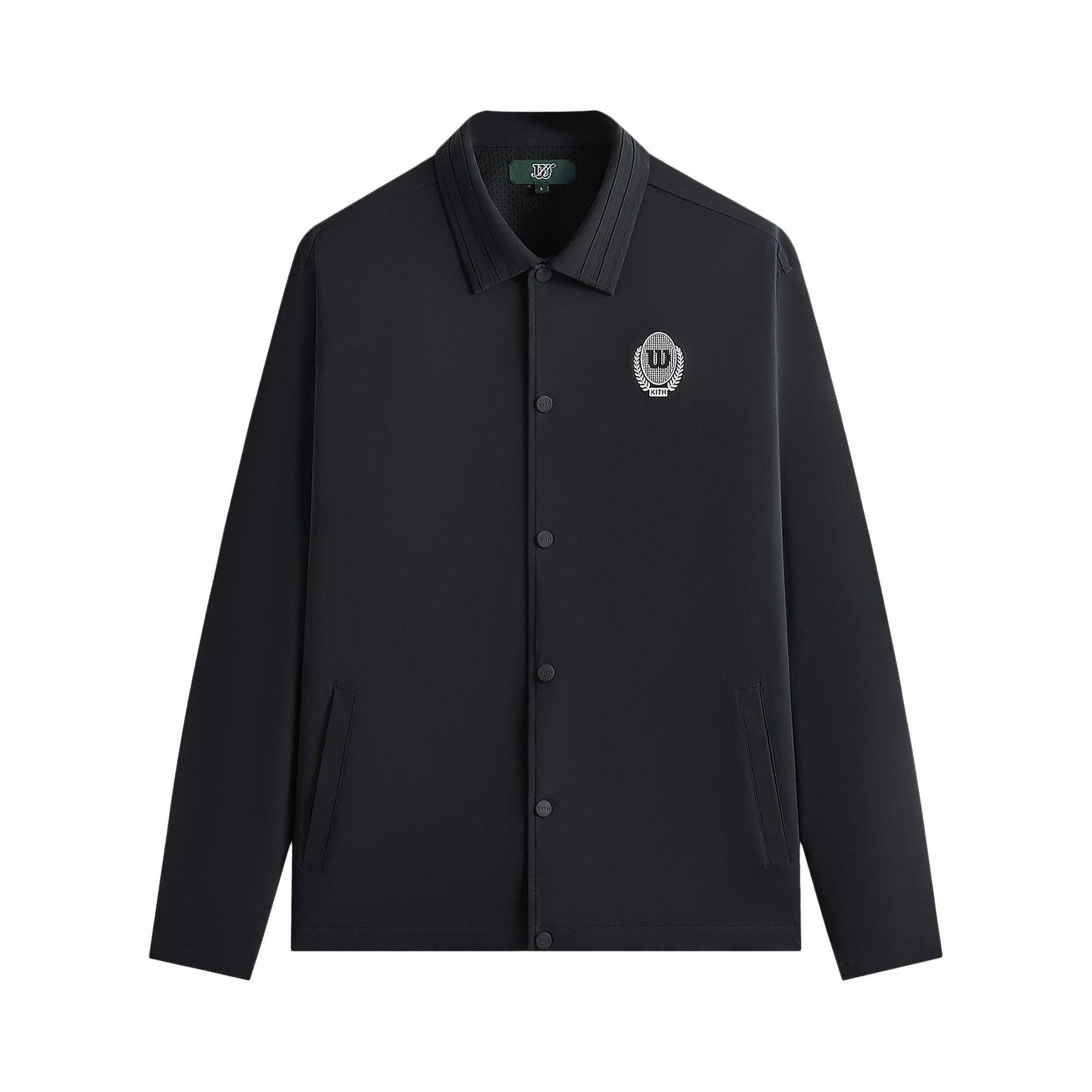 Pre-owned Kith X Wilson Coaches Jacket 'black' | Men's Size Xxl