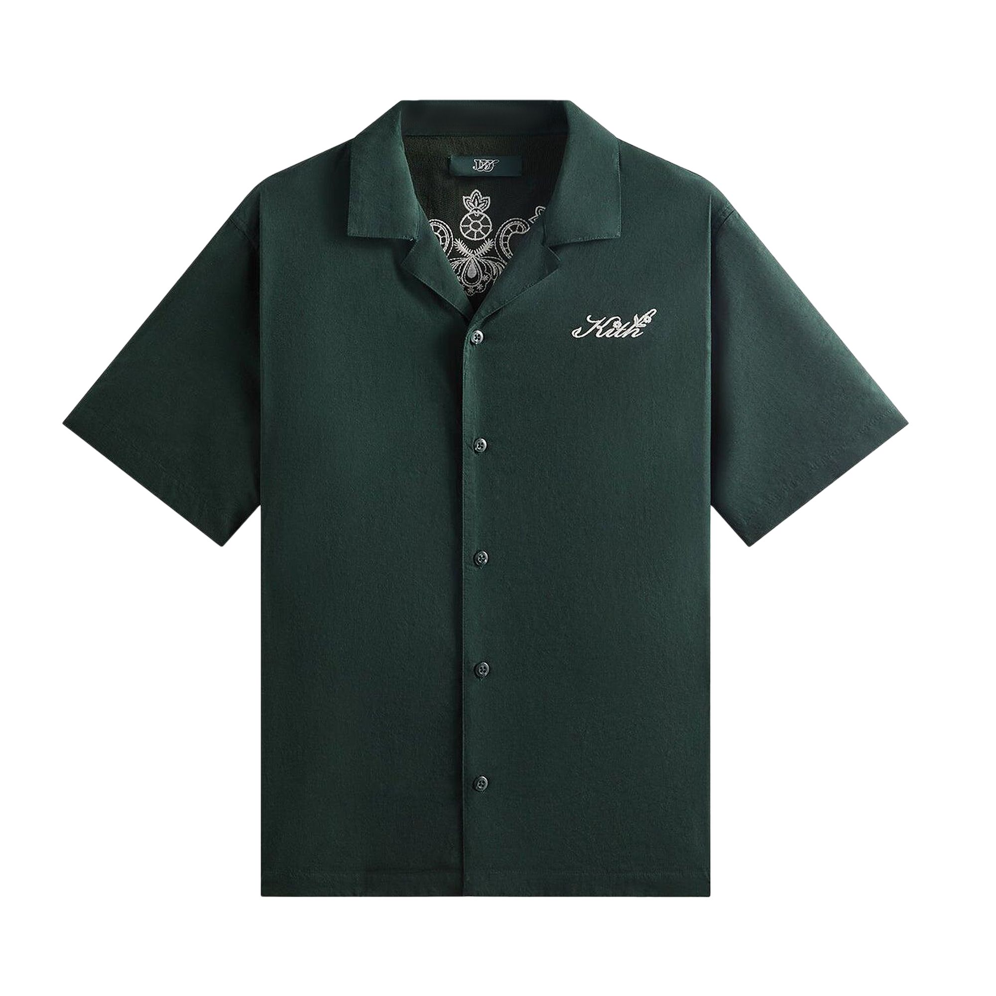 Pre-owned Kith X Wilson Embroidered Mesh Reade Shirt 'stadium' | Green | Men's Size Xxl
