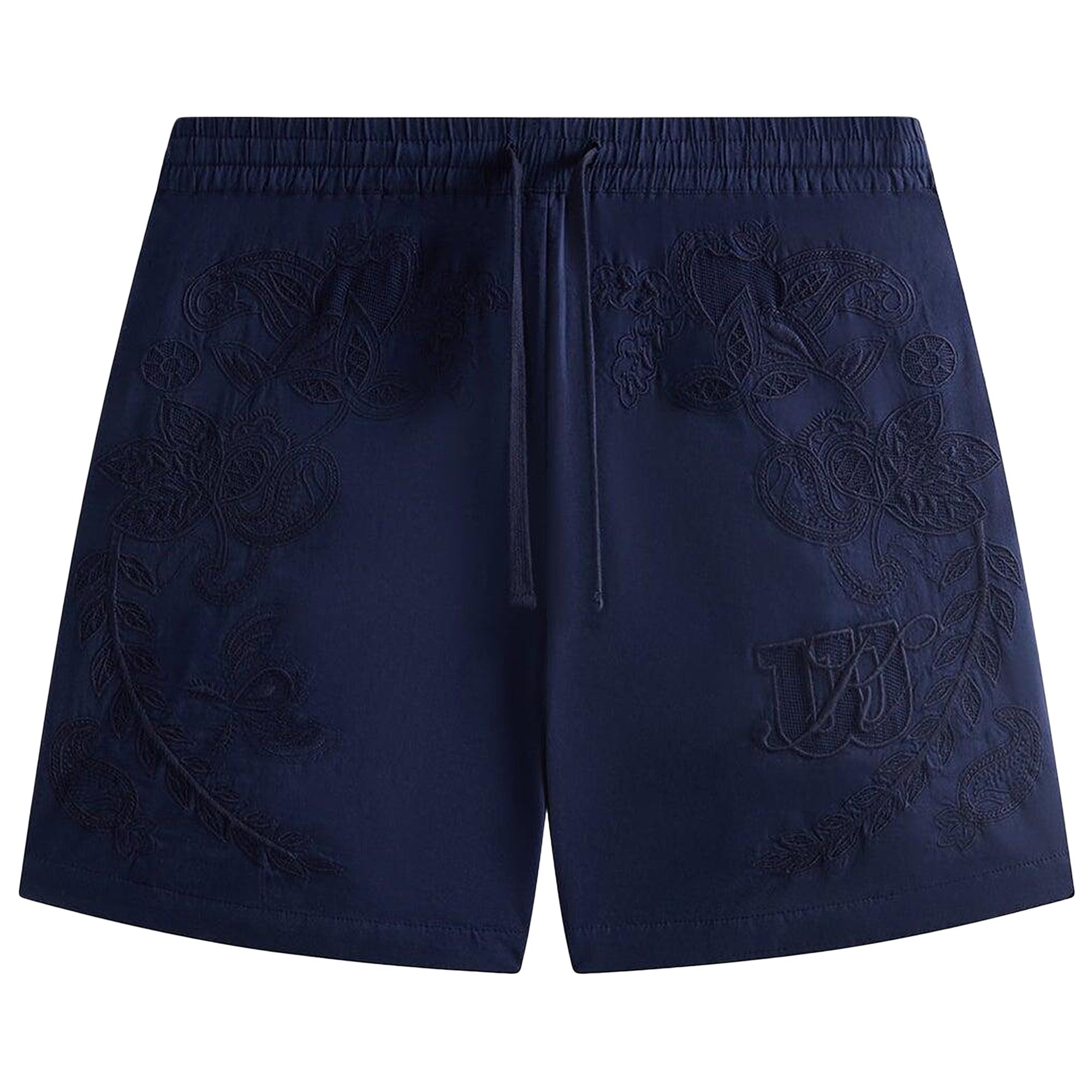 Pre-owned Kith X Wilson Embroidered Mesh Active Short 'nocturnal' | Blue | Men's Size S