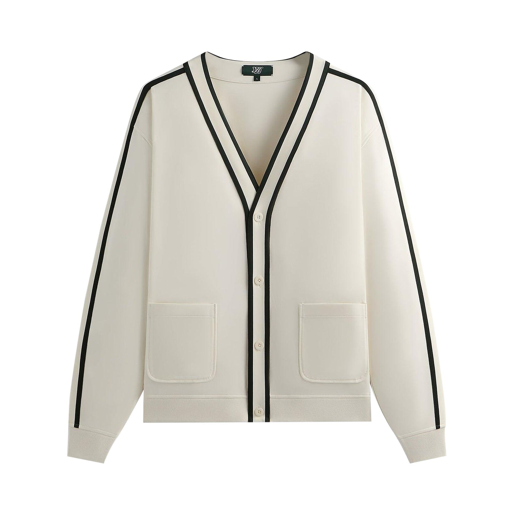 Pre-owned Kith X Wilson Track Cardigan 'sandrift' | Tan | Men's Size Xxl In Brown