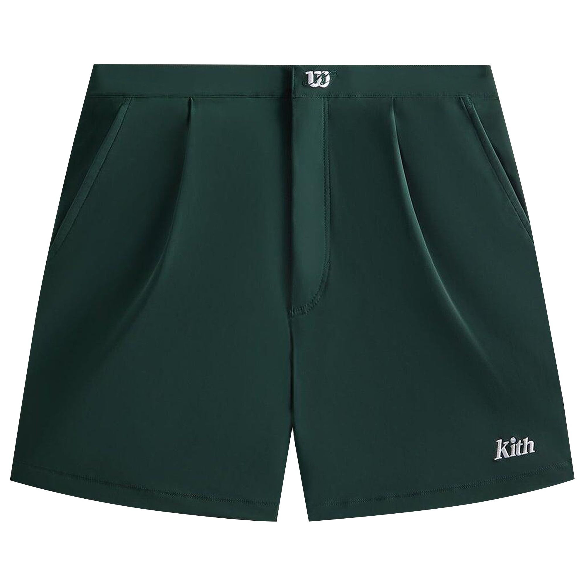 Pre-owned Kith X Wilson Travel Short 'stadium' | Green | Men's Size Xxl