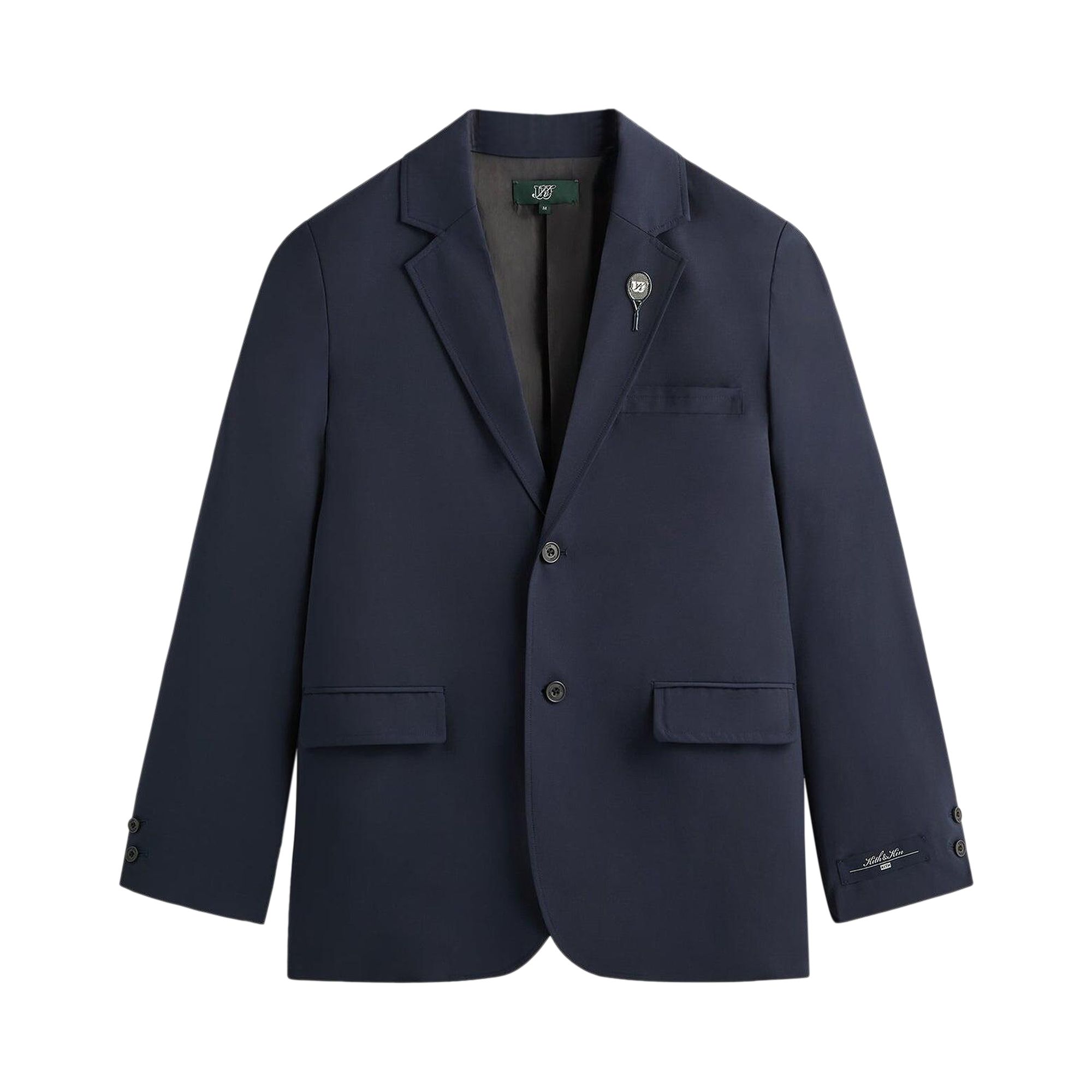 Pre-owned Kith X Wilson Wool Simon Blazer 'gulf' | Blue | Men's Size M