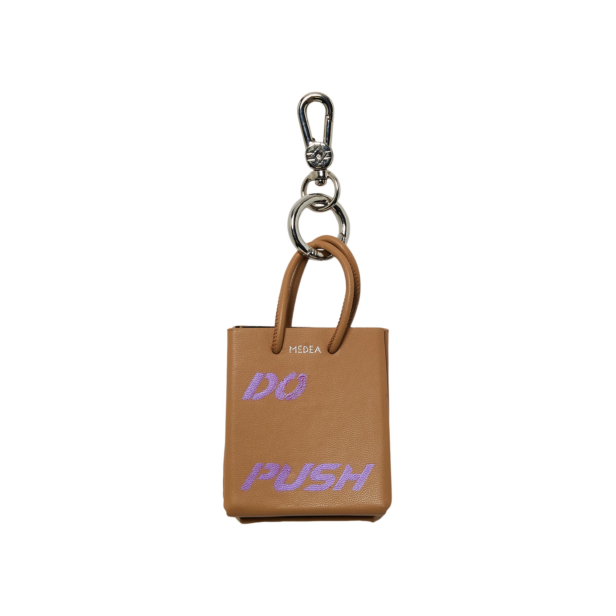 Pre-owned Medea Goat Exclusive For Manifesto  Mini Keychain | Brown | Women's Size Onesize