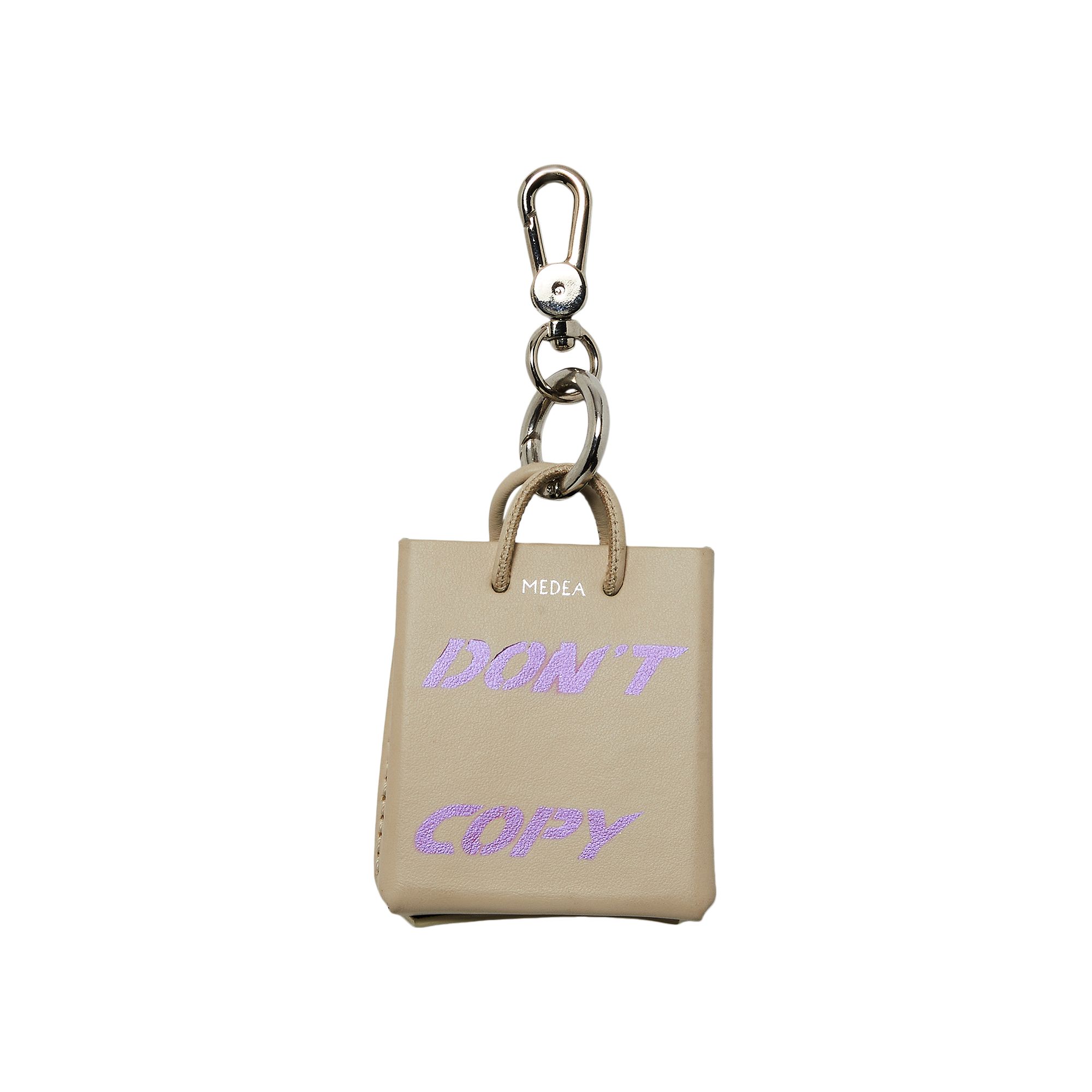 Pre-owned Medea Goat Exclusive For Manifesto  Mini Keychain | Cream | Women's Size Onesize
