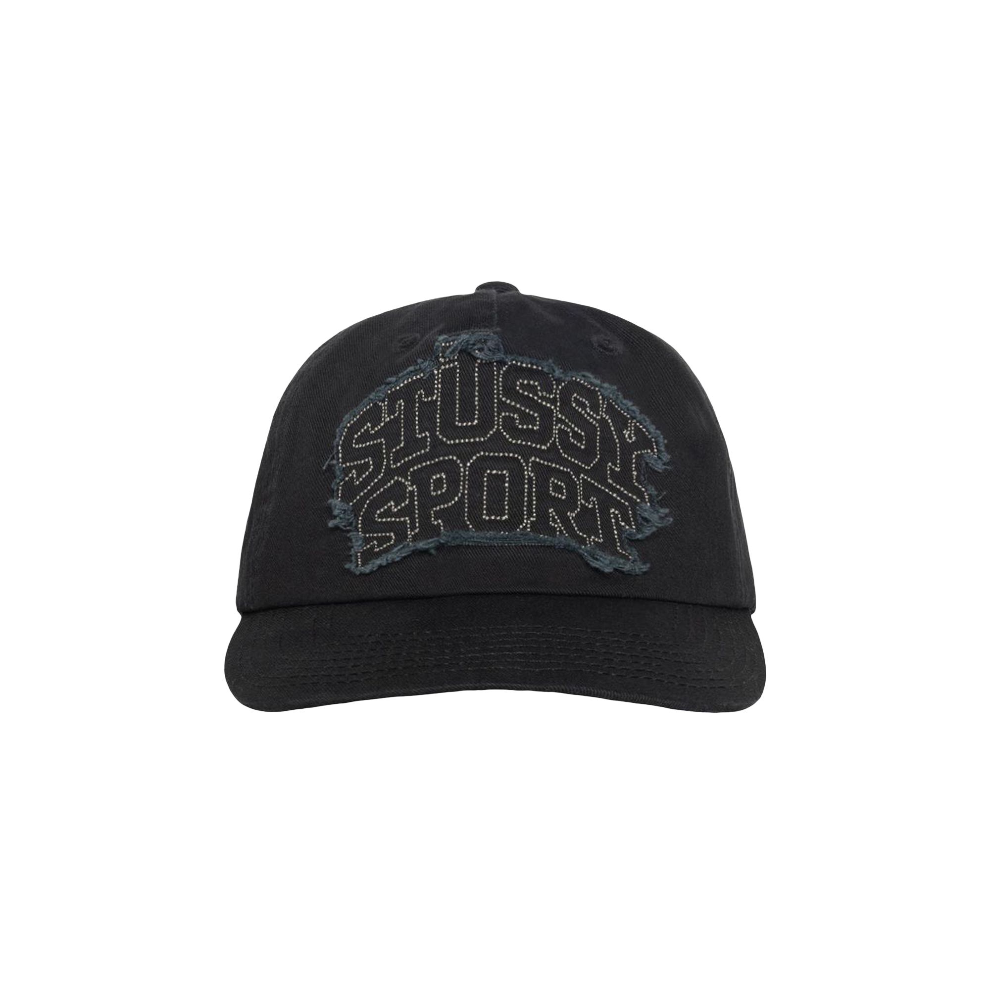 Pre-owned Stussy Mid-depth Sport Patch Snapback 'shadow Black' | Men's Size Onesize