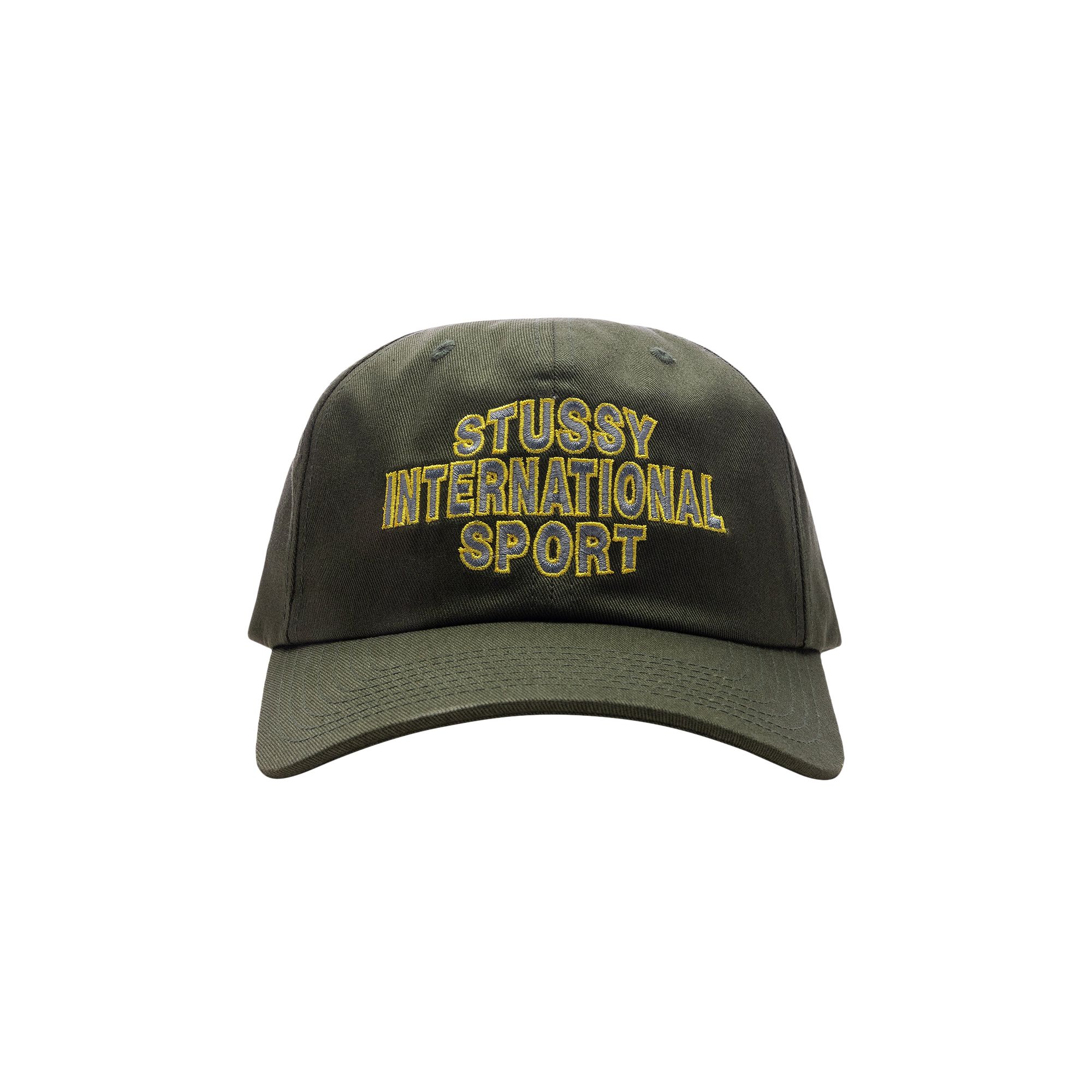 Pre-owned Stussy Mid International Sport Strapback Cap 'dark Olive' | Green | Men's Size Onesize