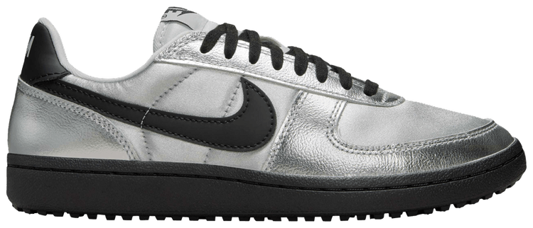 ◆Nike◆ Field General W Black llic Silver Black FZ55930 Nike Field General White Metallic Silver Black (Women's
