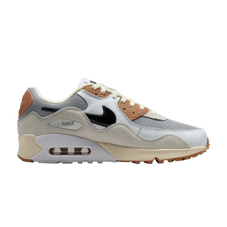 Air Max 90 Particle Grey/Coconut Milk/White/Black/Gum Medium Brown