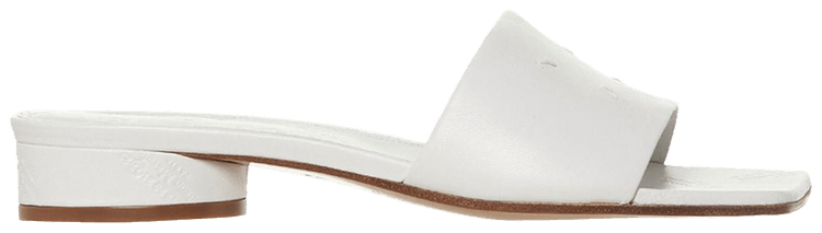 MM6 Maison Margiela Wmns Stitch Logo Sandal White