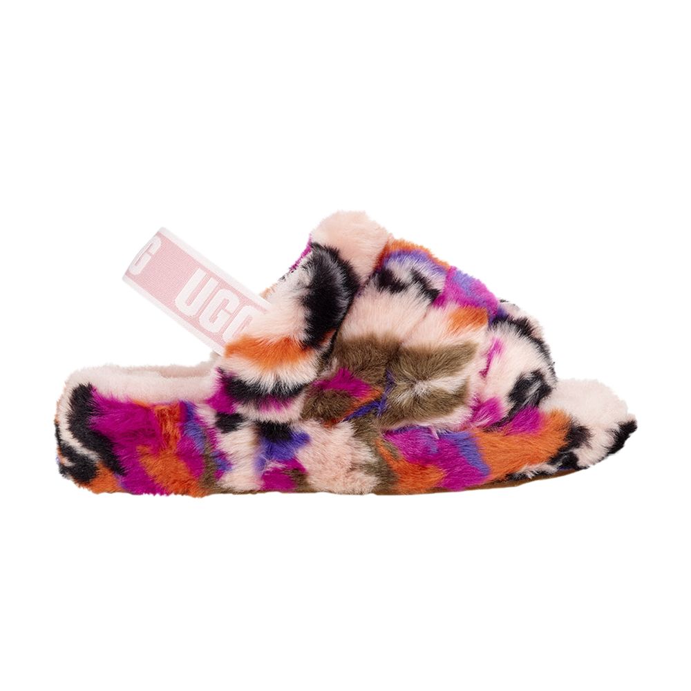 UGG Wmns Fluff Yeah Logo Slide 'Multi-Color' | Women's Size 7 - 1103865-MULT