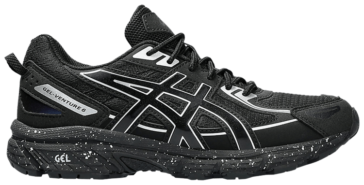 Asics Gel Venture 6 GS Black Pure Silver