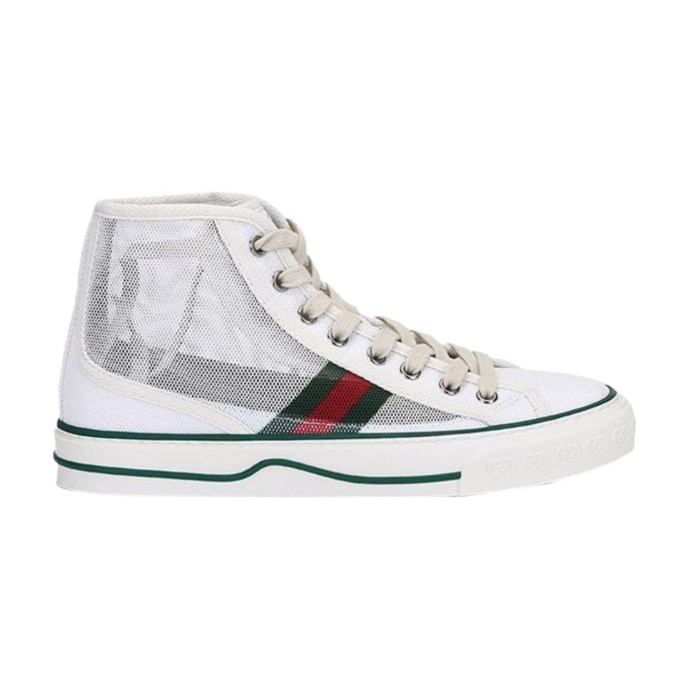 Gucci Wmns Tennis 1977 High 'White Green Red' | Women's Size 3.5 - 663579-2WB10-9070