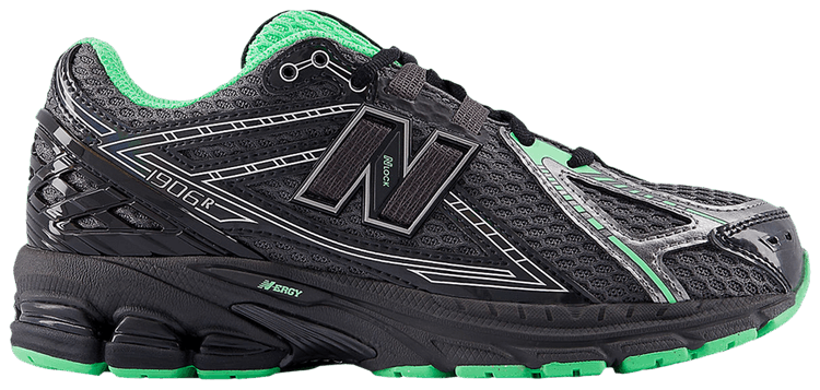 New Balance 1906R Big Kid Dark Silver Metallic Lab Green