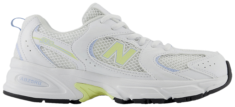 New Balance 530 Big Kid White Electric Sky