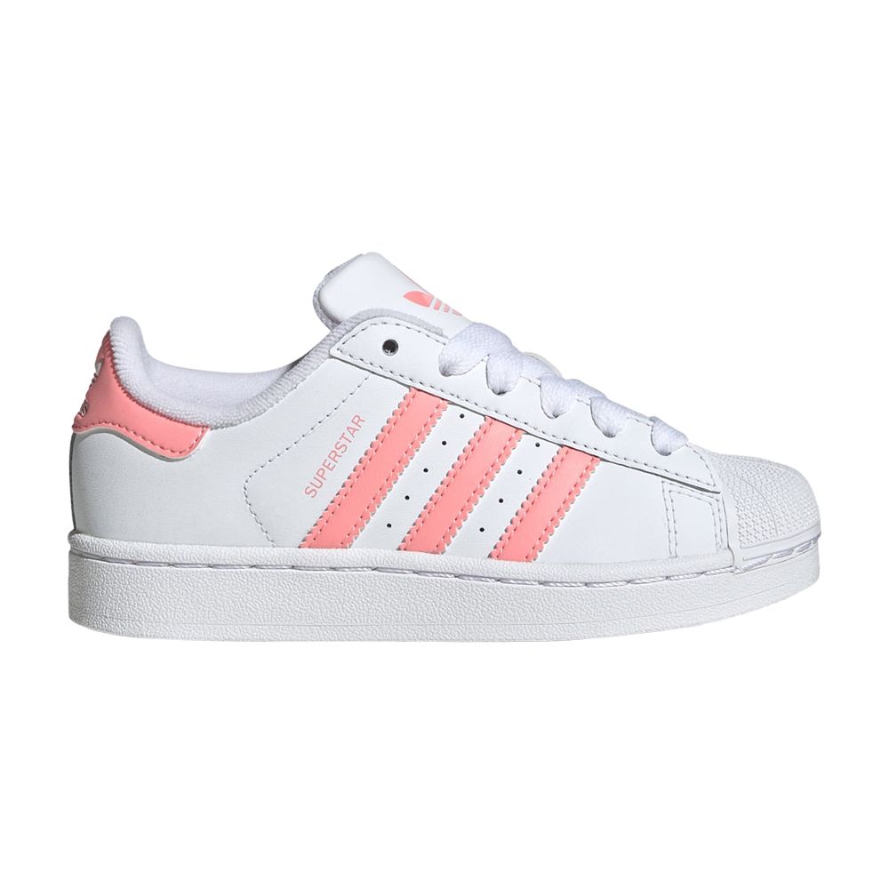 adidas Superstar 2 C 'White Semi Pink Spark' | Kid's Size 10.5 - JH7905