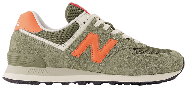 New Balance 574 Dark Olivine Flare