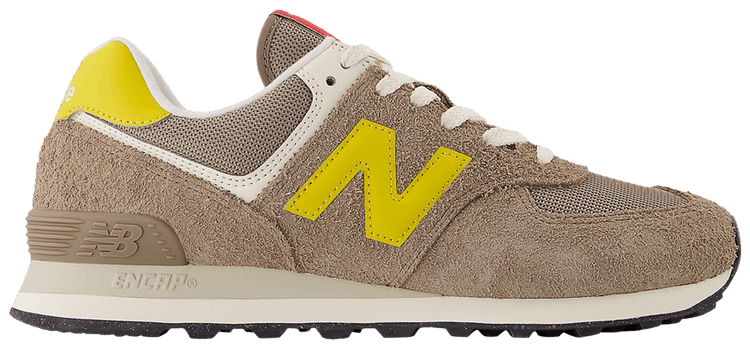 New Balance 574 Mushroom Ginger Lemon