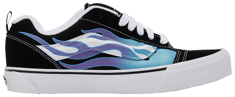 Vans Knu Skool Black Blue Flame