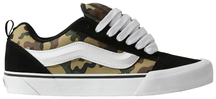 Vans Knu Skool Black Green Camo