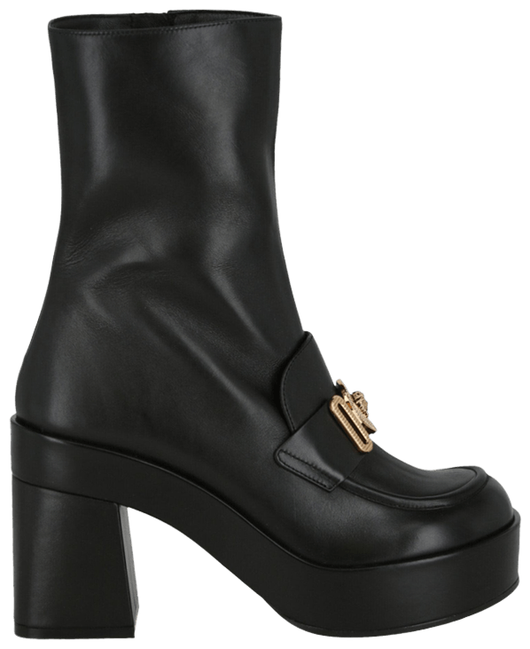 Versace Medusa Wmns Chain Booties Black