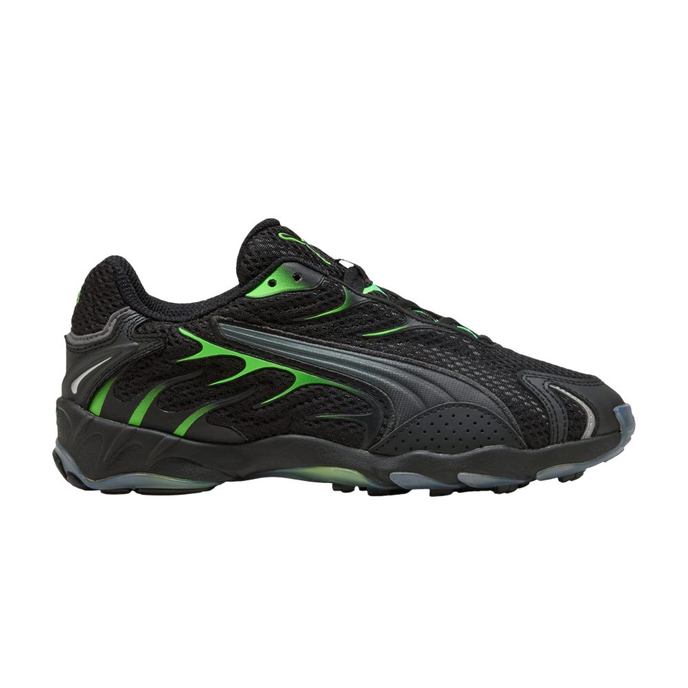 Puma Inhale Big Kid 'Black Green Glare' | Kid's Size 7 - 401694-01