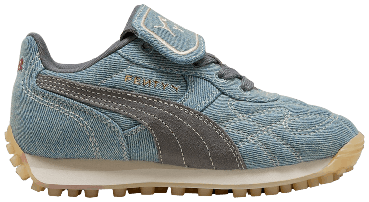 The Smurfs x Fenty x Puma Avanti LS Stitched Little Kid Slate Sky Denim