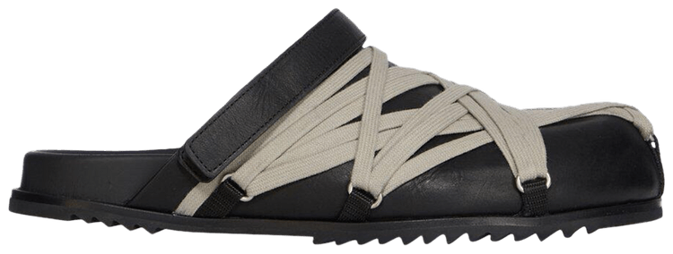 Buy Rick Owens Concordians Megalaced Mule Granola 'Black