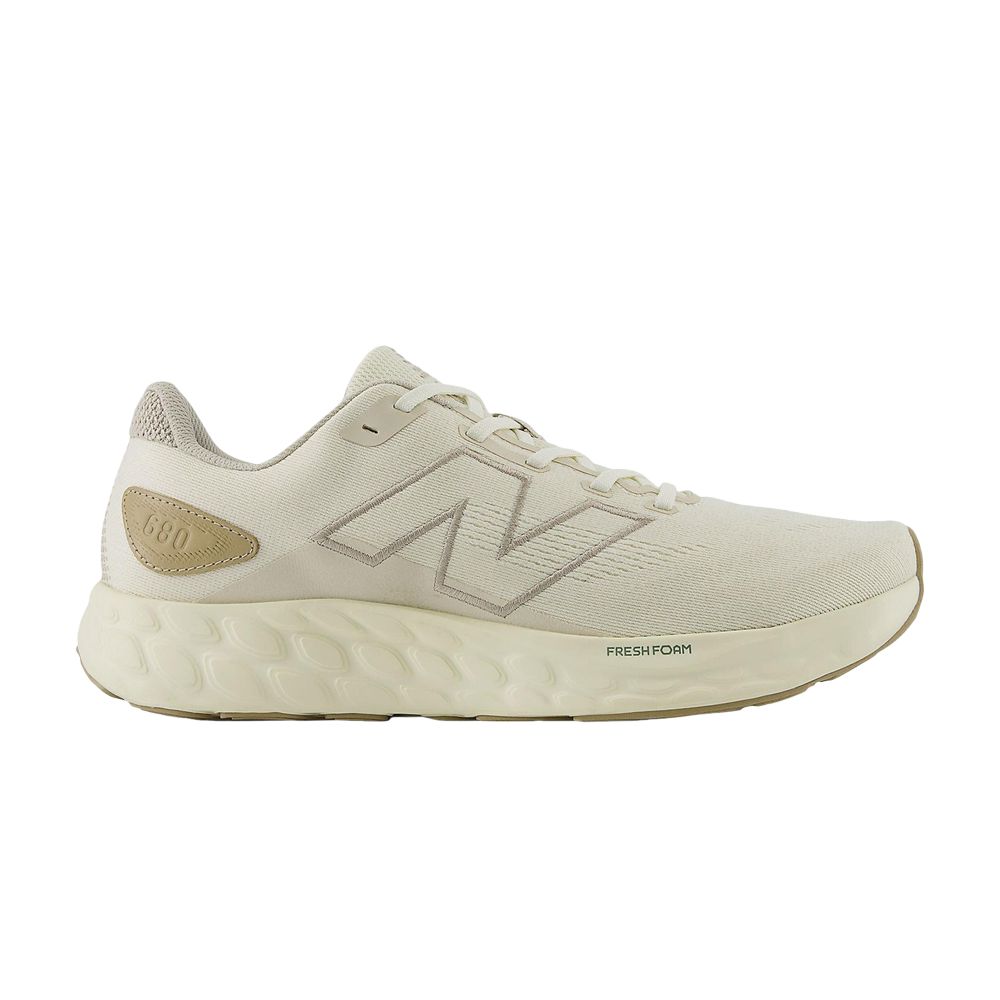 New Balance Fresh Foam 680v8 2E Wide 'Angora' | Cream | Men's Size 7.5 - M680RC8-2E