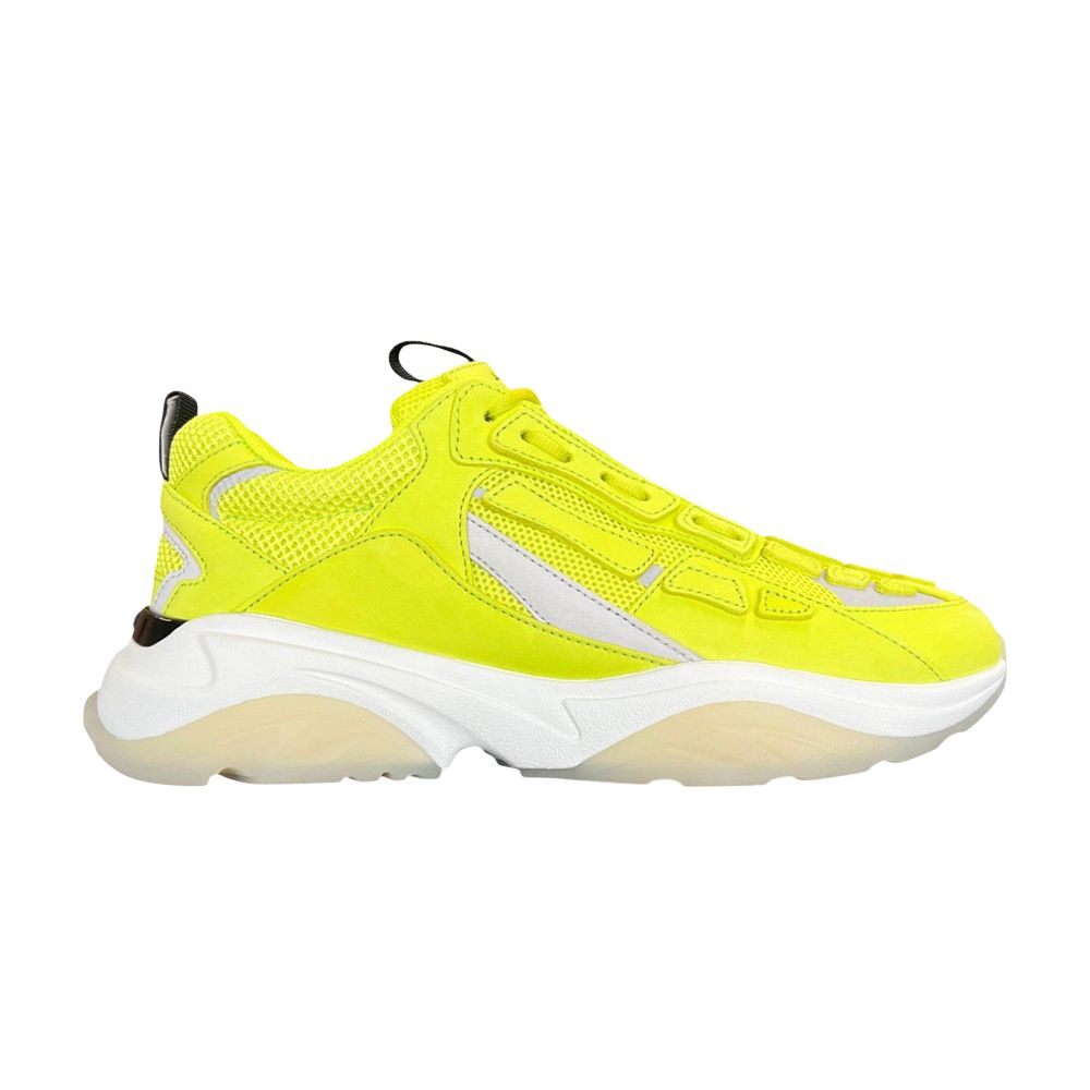 Pre-owned Amiri Bone Runner 'neon Yellow' | Men's Size 43