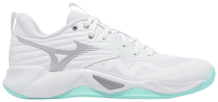 Mizuno Wmns Wave Momentum Pro White Blue Tint