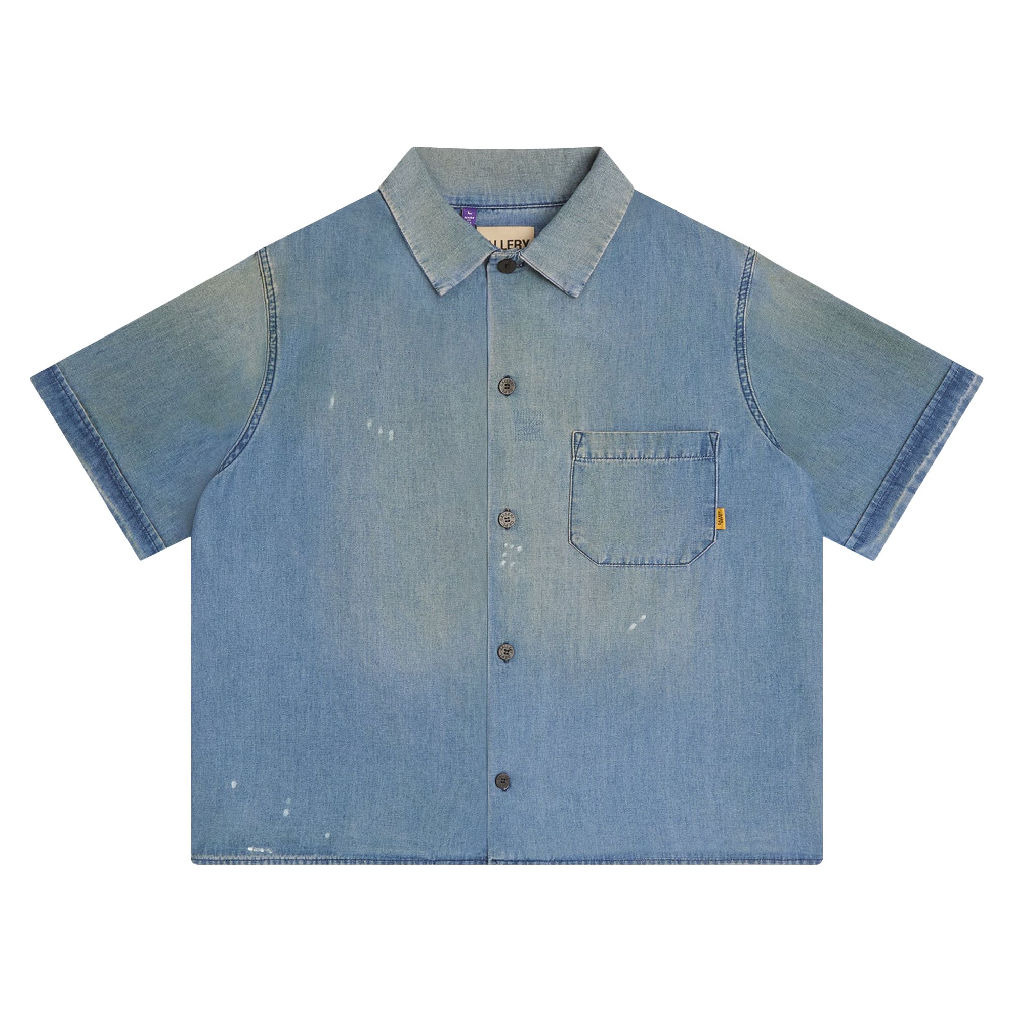 Pre-owned Gallery Dept. Bartz Shirt 'indigo' | Blue | Men's Size M