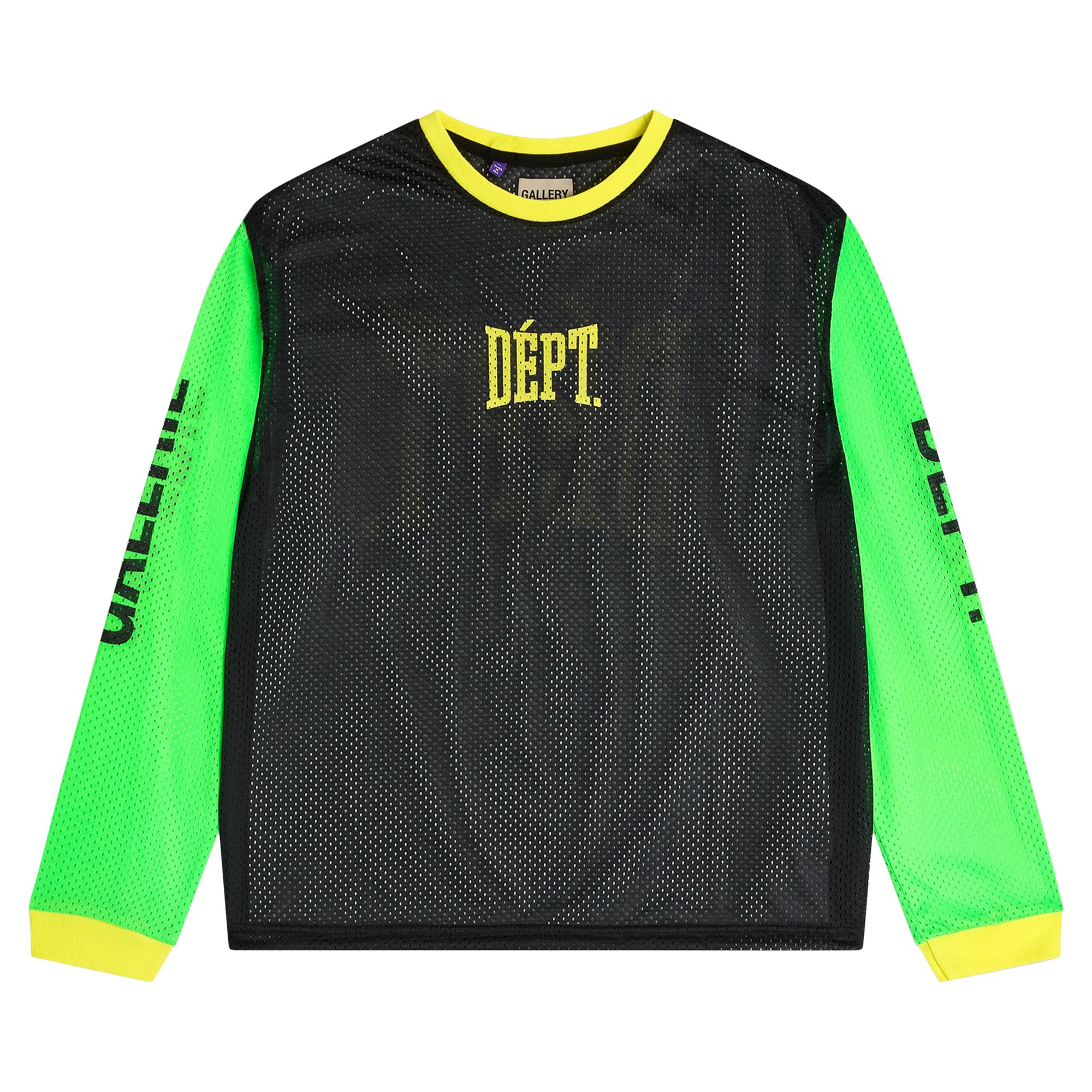 Pre-owned Gallery Dept. Sport Elegant Long-sleeve 'black/green/yellow' | Men's Size L