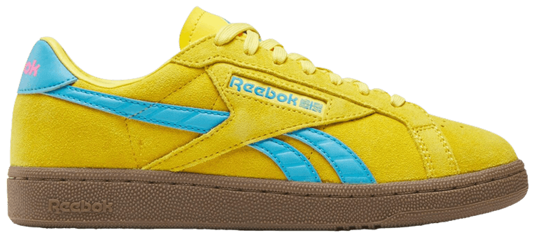 Reebok Wmns Club C Grounds UK Golden Haze Future Cyan