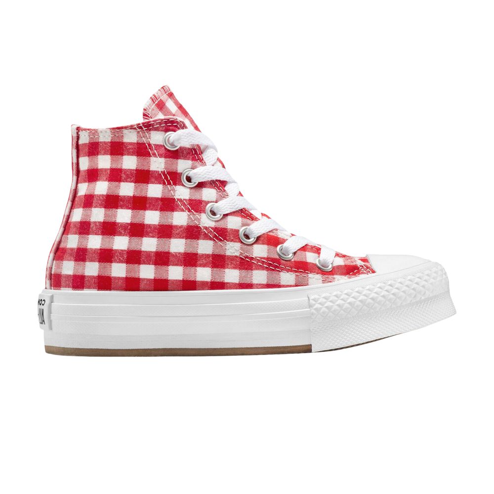 Converse Chuck Taylor All Star EVA Lift Platform High PS 'Checkered Red' | Kid's Size 13.5 - A14165F