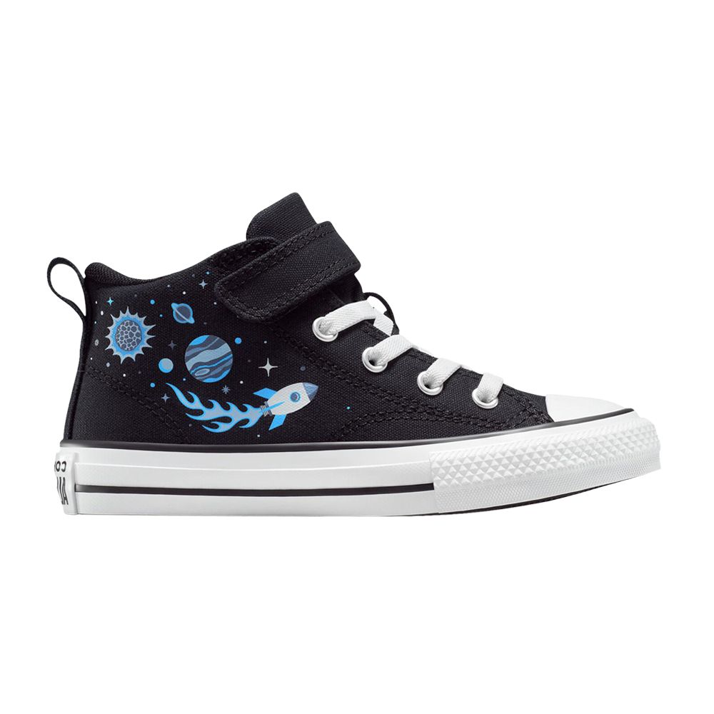 Pre-owned Converse Chuck Taylor All Star Mid Ps 'malden Street - Space Explorer' | Black | Kid's Size 2