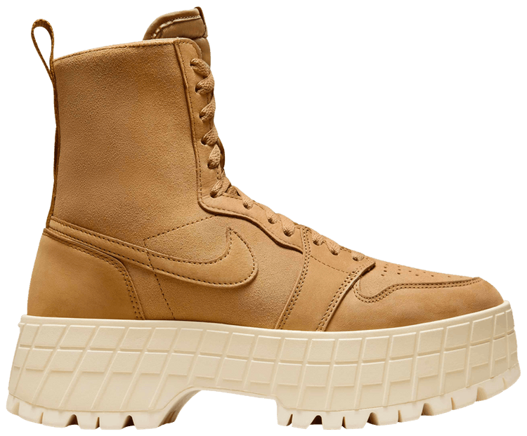 Wmns Air Jordan 1 High Brooklyn Wheat Muslin