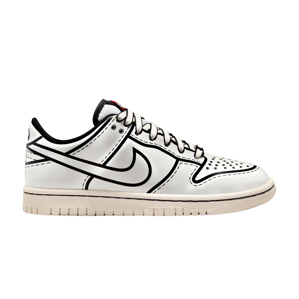 Pre-owned Nike Lego X Dunk Low Gs 'sail' | Cream | Kid's Size 4 In White